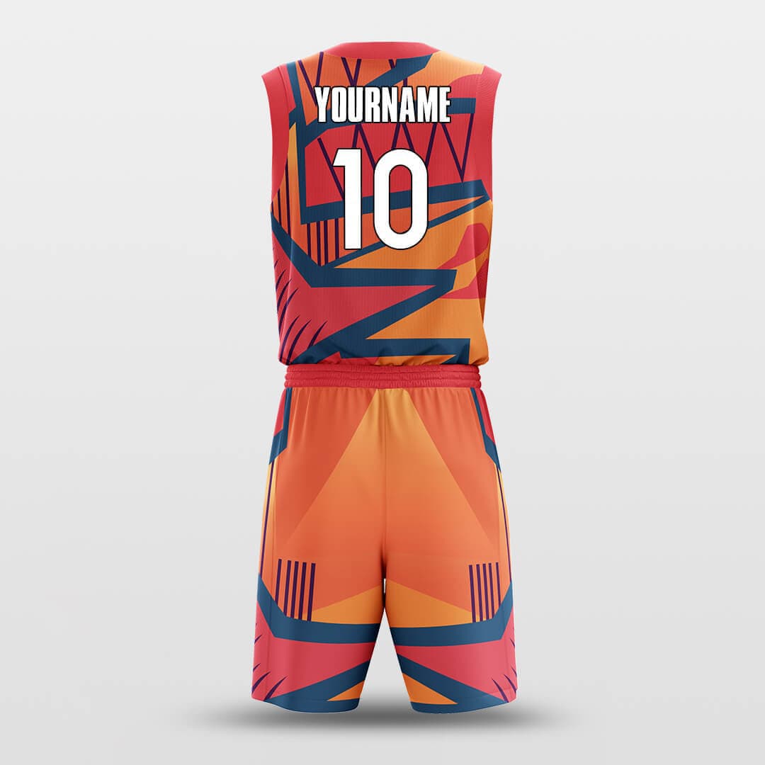 Cikers Sports Basketball Uniforms Tropic - Customized Basketball Jersey Set Design BK160127S