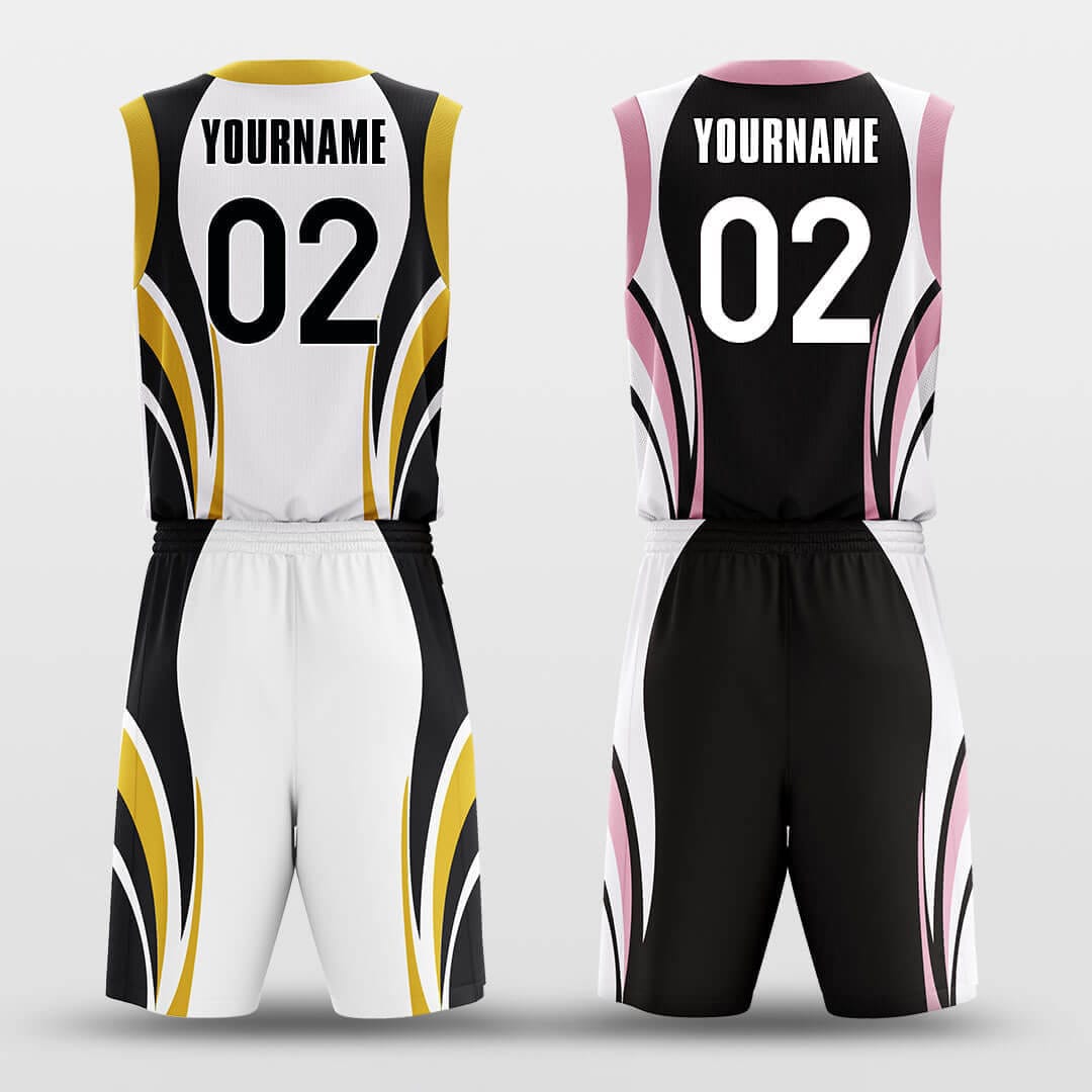 Cikers Sports Basketball Uniforms Vajra - Customized Reversible Basketball Jersey Set Design