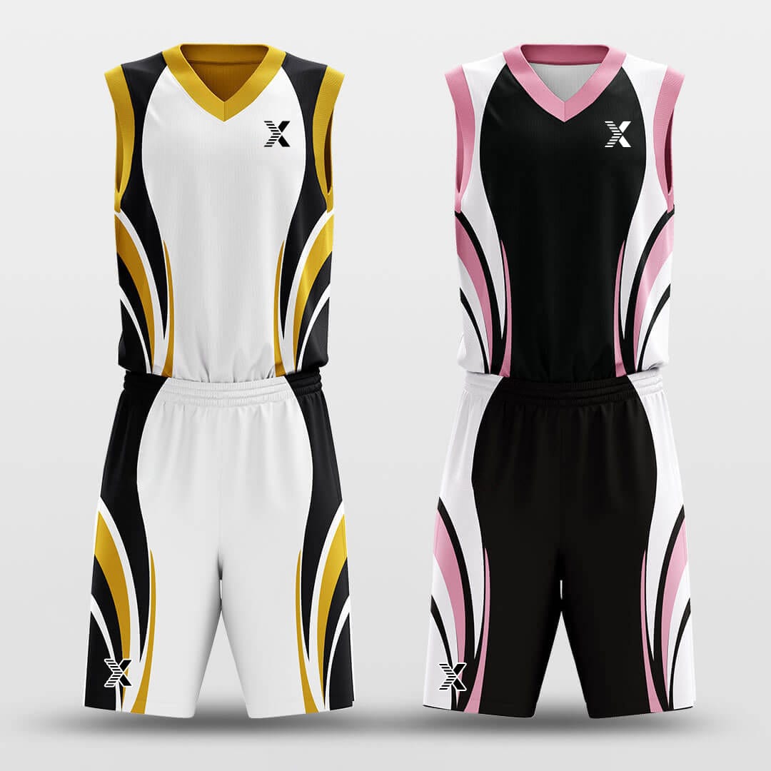 Cikers Sports Basketball Uniforms Vajra - Customized Reversible Basketball Jersey Set Design