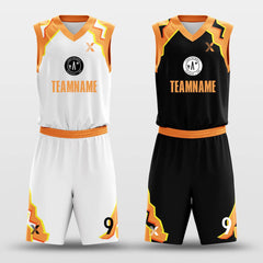 Cikers Sports Basketball Uniforms Wafer - Custom Reversible Sublimated Basketball Jersey Set