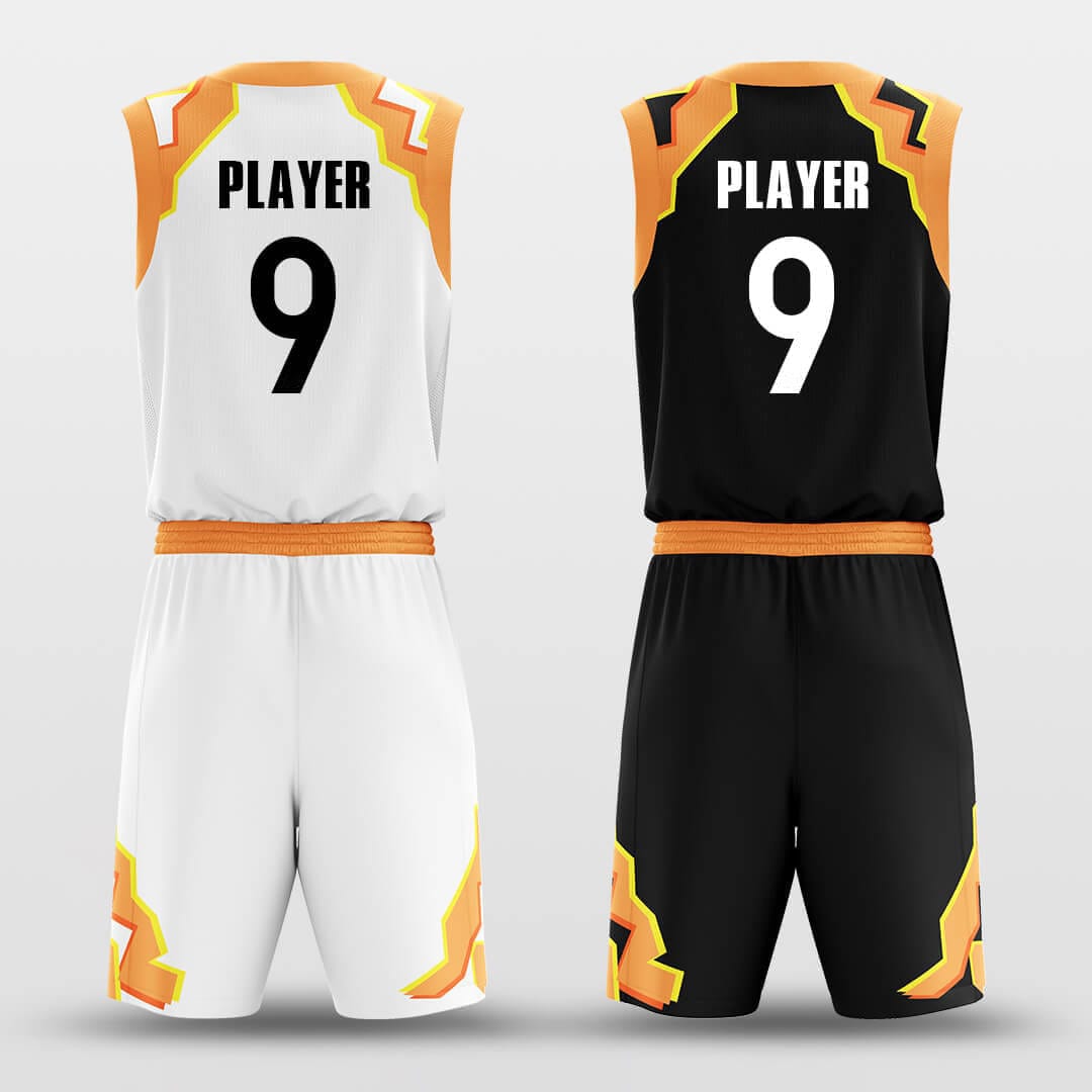 Cikers Sports Basketball Uniforms Wafer - Custom Reversible Sublimated Basketball Jersey Set