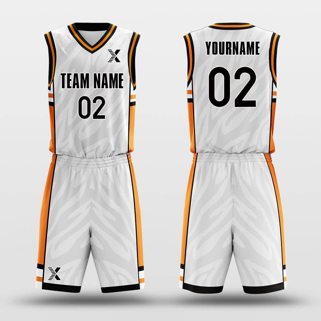 Cikers Sports Basketball Uniforms White / 2XS Constant Grain - Customized Basketball Jersey Set Sublimated