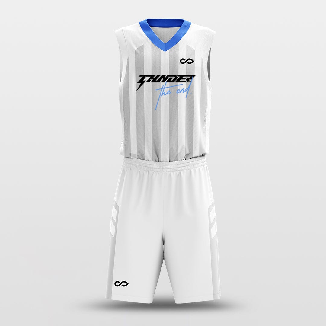 Cikers Sports Basketball Uniforms White / S Runway - Custom Sublimated Basketball Uniform Set