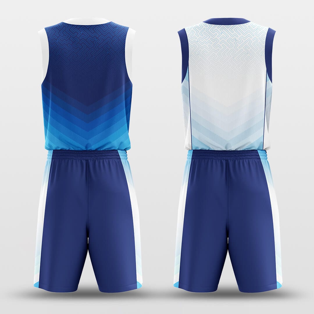 Cikers Sports Basketball Uniforms Yankees - Custom Reversible Sublimated Basketball Jersey Set