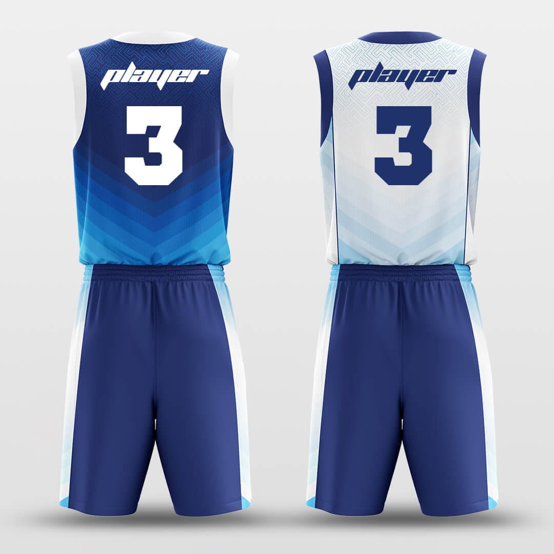 Cikers Sports Basketball Uniforms Yankees - Custom Reversible Sublimated Basketball Jersey Set