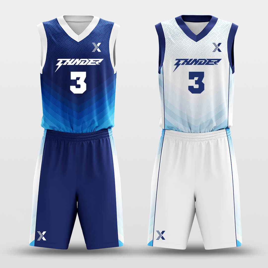 Cikers Sports Basketball Uniforms Yankees - Custom Reversible Sublimated Basketball Jersey Set