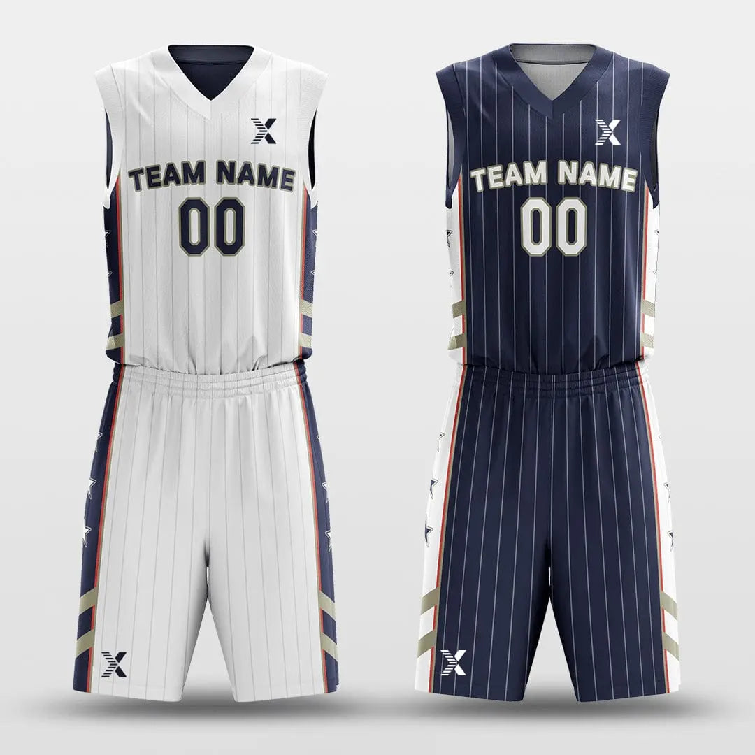 Cikers Sports Battleship - Customized Reversible Sublimated Basketball Set