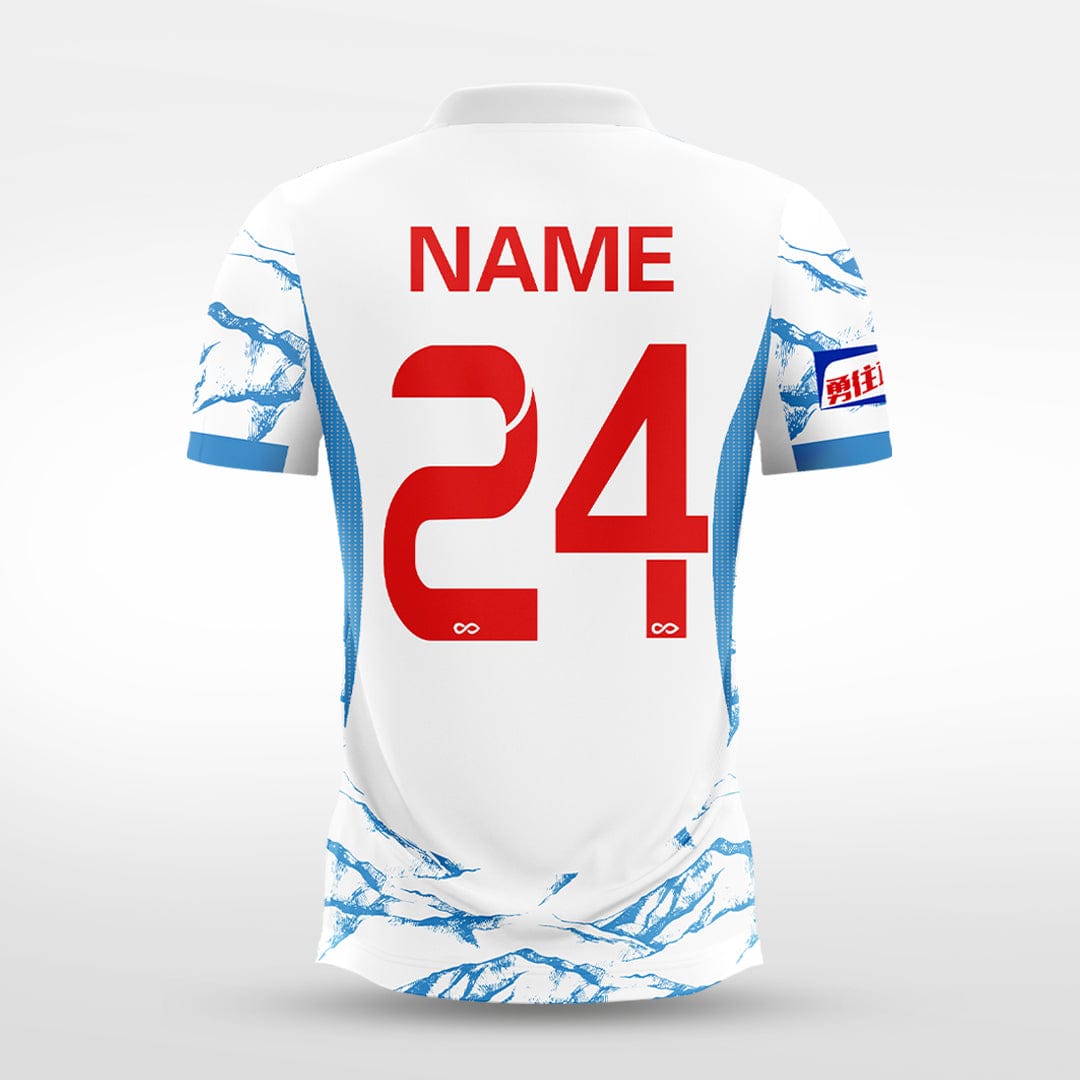 Cikers Sports Beautiful Mountains and Rivers- Custom Soccer Jersey for Men Sublimation - WS201GYUN3