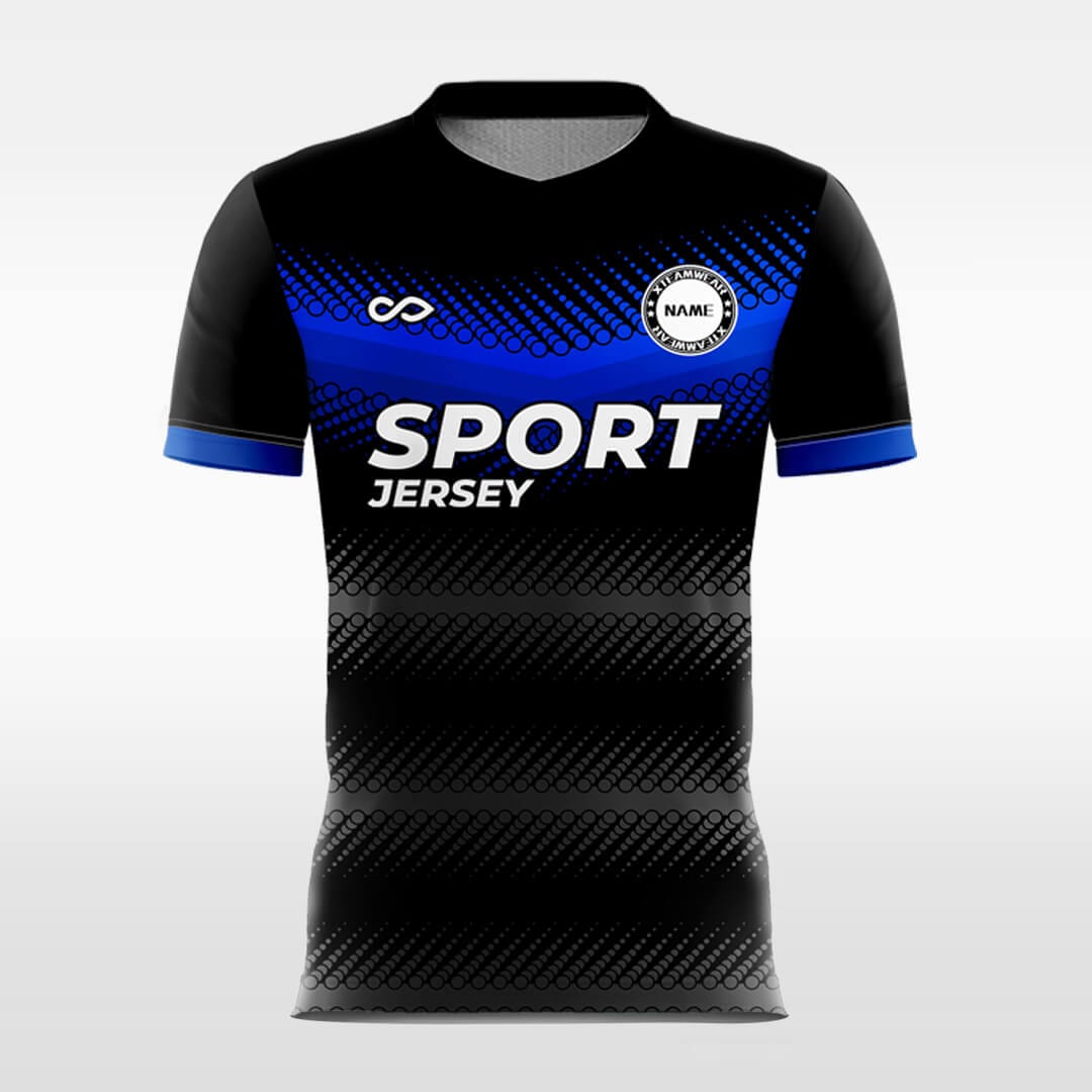 Cikers Sports Black & Blue / S Mars - Custom Soccer Jersey for Men Sublimation FT060128S