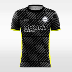 Cikers Sports Black / S Black Block - Custom Soccer Jersey for Men Sublimation FT060125S