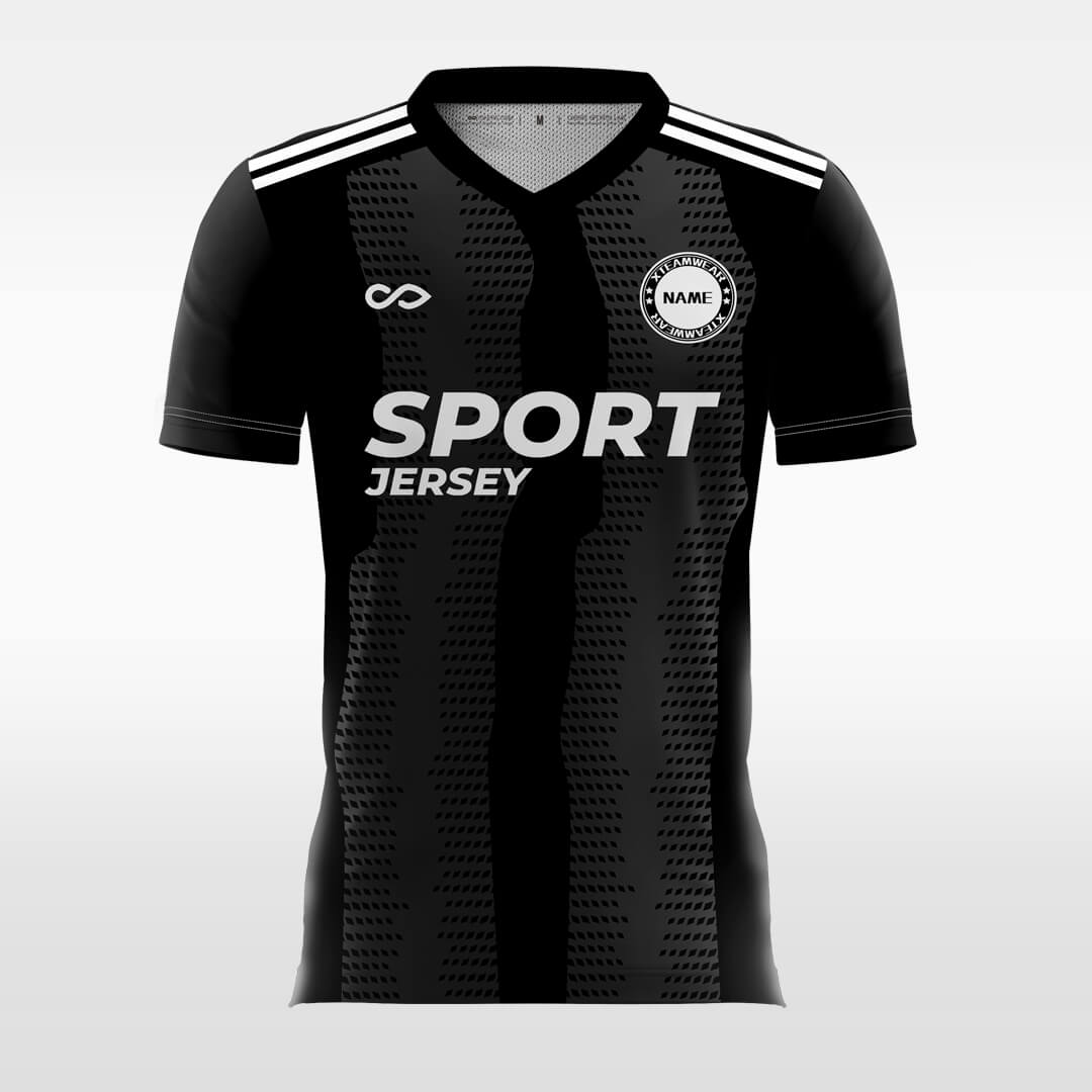 Cikers Sports Black / S Cherry Red - Custom Soccer Jersey for Men Sublimation FT060501S