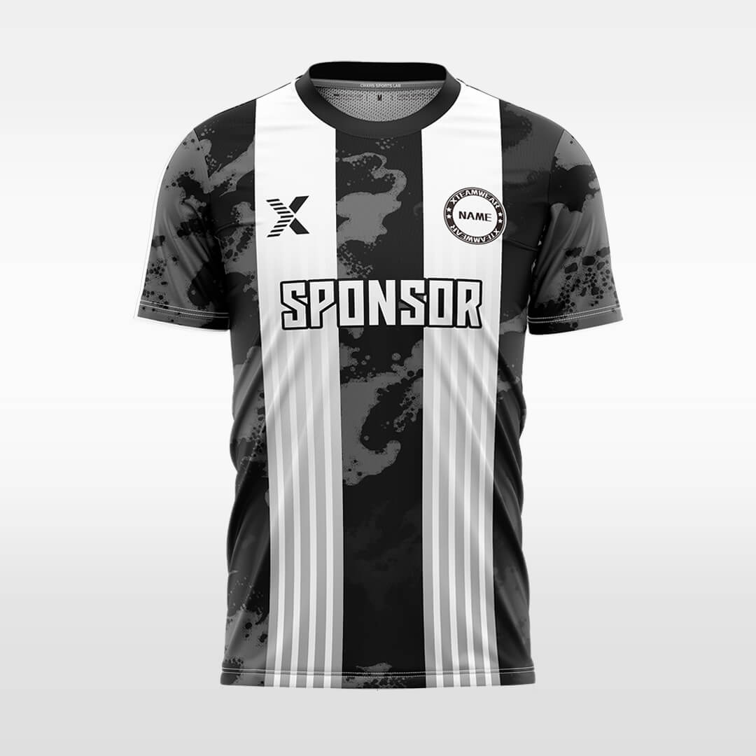 Cikers Sports Black / S Crack - Custom Design Soccer Jersey for Men Sublimation