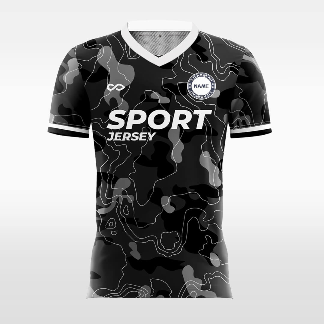 Cikers Sports Black / S Foam - Custom Soccer Jersey for Men Sublimation FT060123S