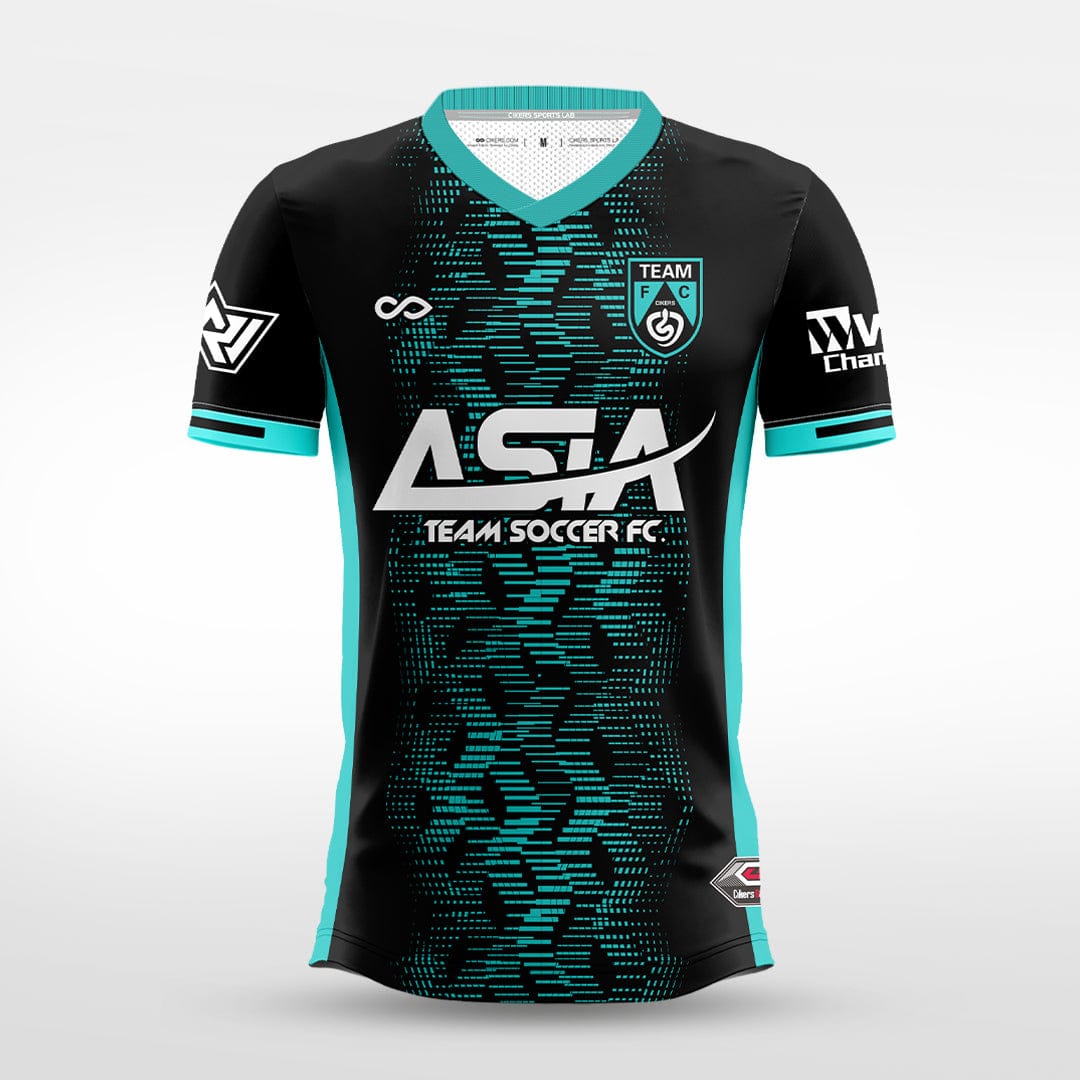 Cikers Sports black / S Night Shadow- Custom Soccer Jersey for Men Sublimation - WS201GYVB3