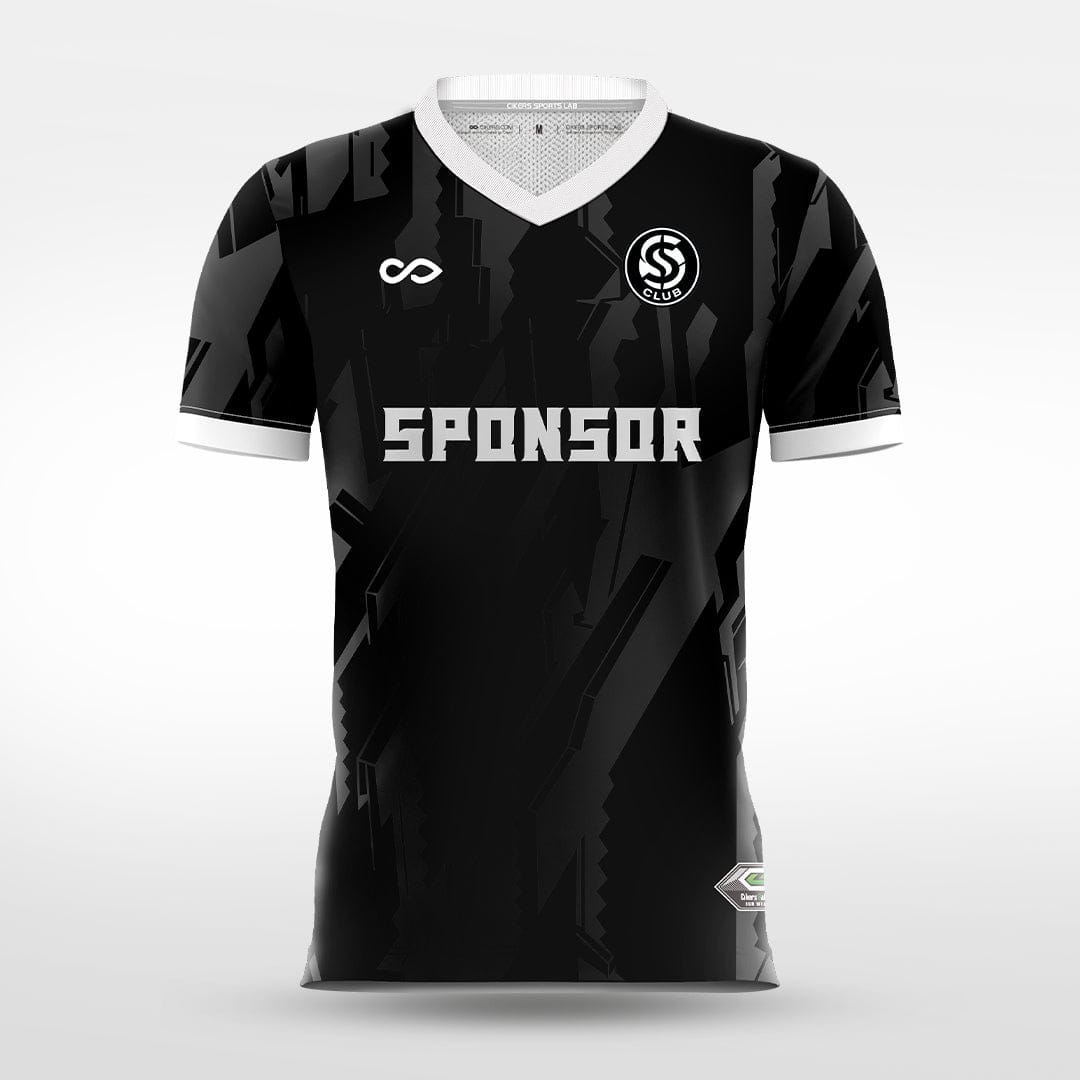 Cikers Sports black / S Shatter Armor - Custom Soccer Jersey for Men Sublimation - WS201GCSJ3