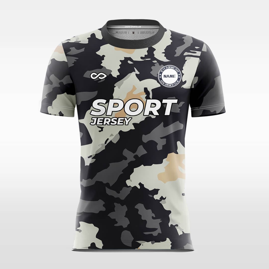 Cikers Sports Black / S The Track - Custom Soccer Jersey for Men Sublimation FT060111S
