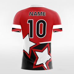 Cikers Sports Blood Red Sky - Customized Men's Sublimated Soccer Jersey