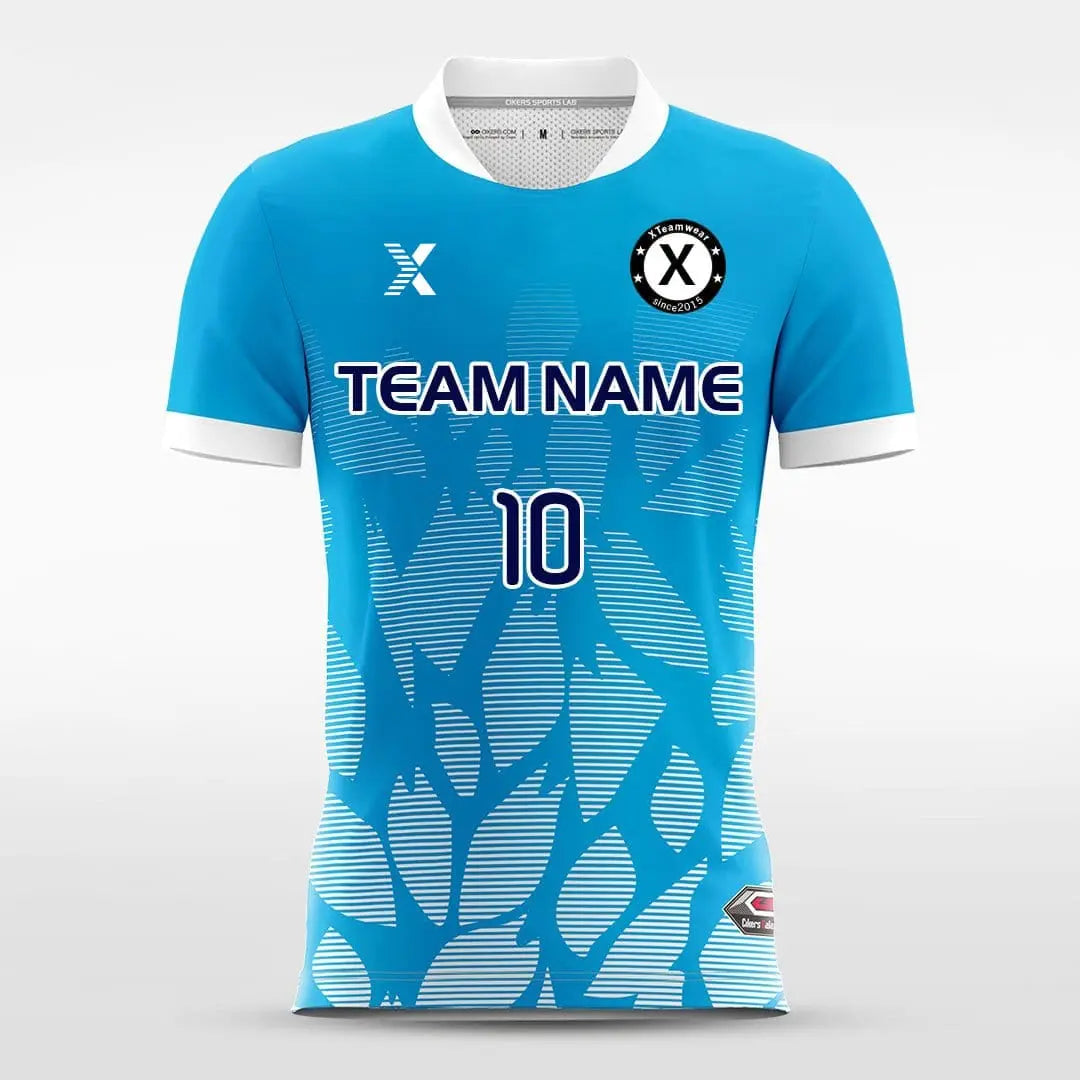 Cikers Sports Blue / S Alien Web - Customized Men's Sublimated Soccer Jersey
