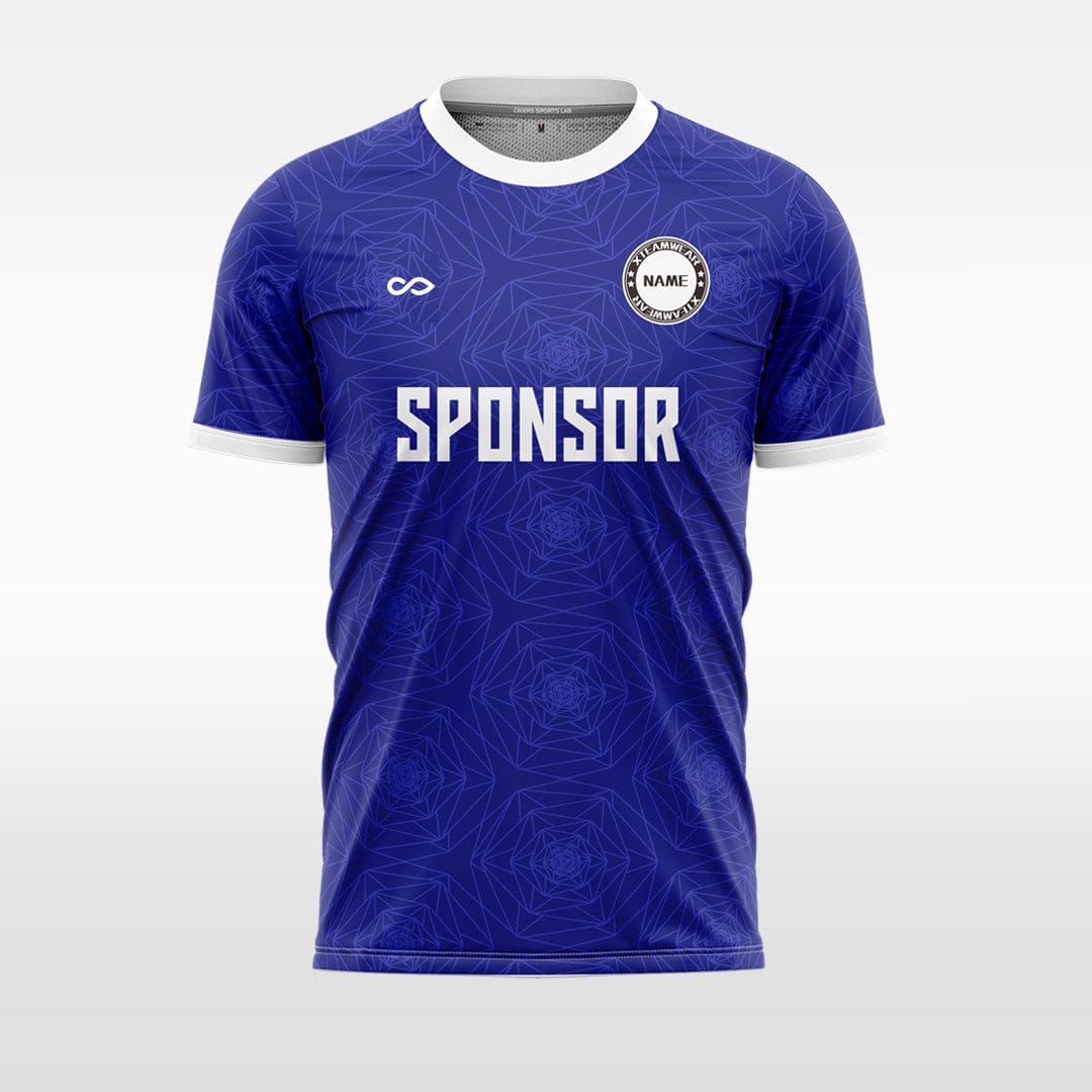 Cikers Sports blue / S Bloom - Custom Soccer Jersey for Men Sublimation