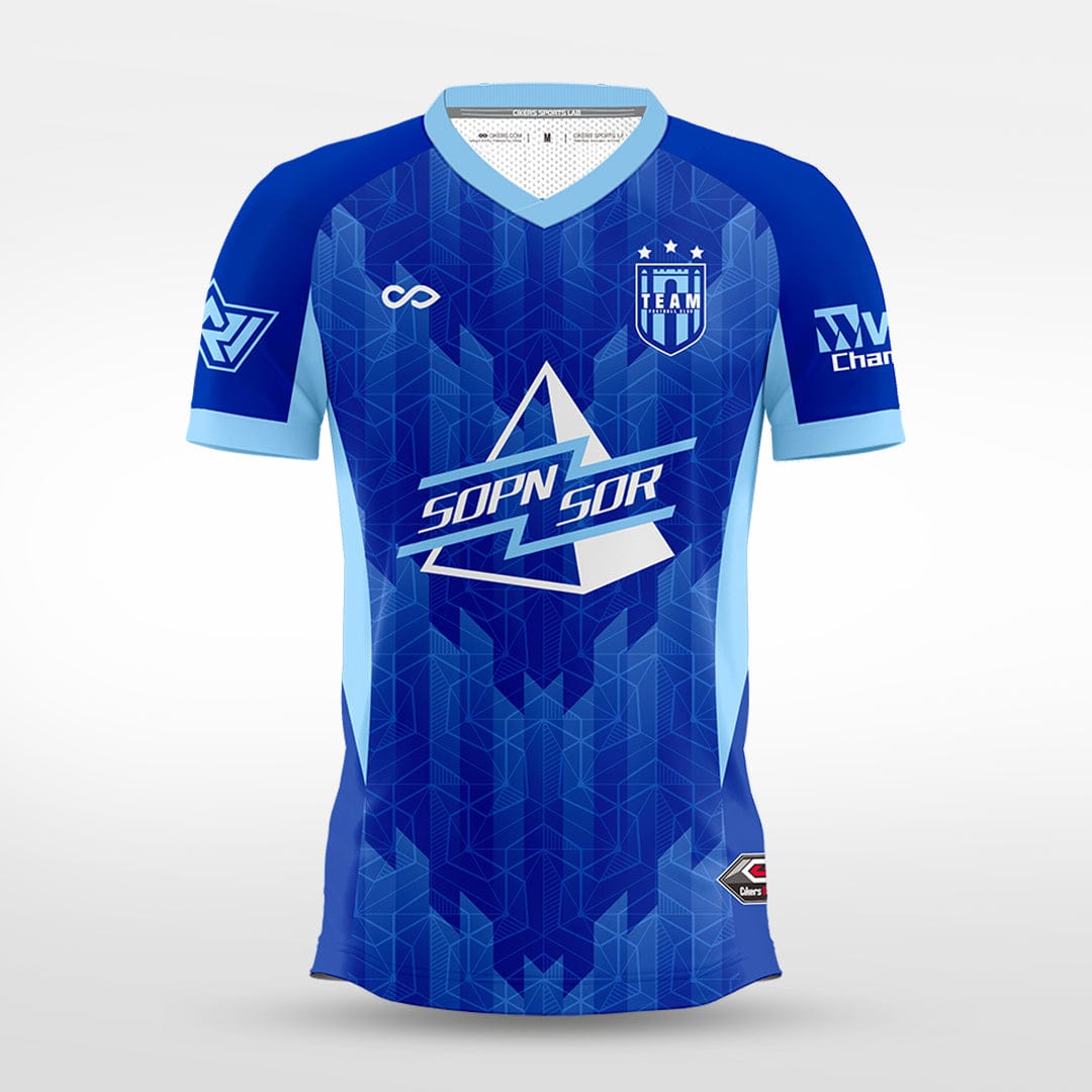 Cikers Sports blue / S Flame Domain - Custom Soccer Jersey for Men Sublimation - WS201GYUW3