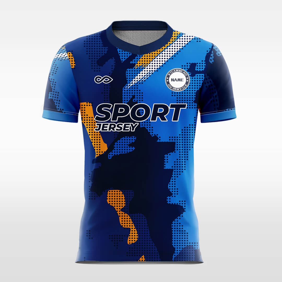 Cikers Sports Blue / S Montage - Custom Soccer Jersey for Men Sublimation FT060116S