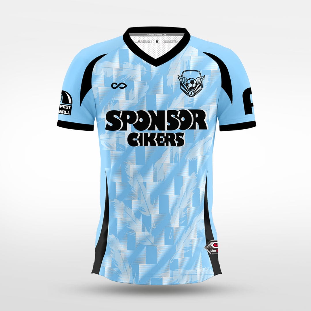 Cikers Sports blue / S Phantom Feather - Custom Soccer Jersey for Men Sublimation - WS201GYVX3