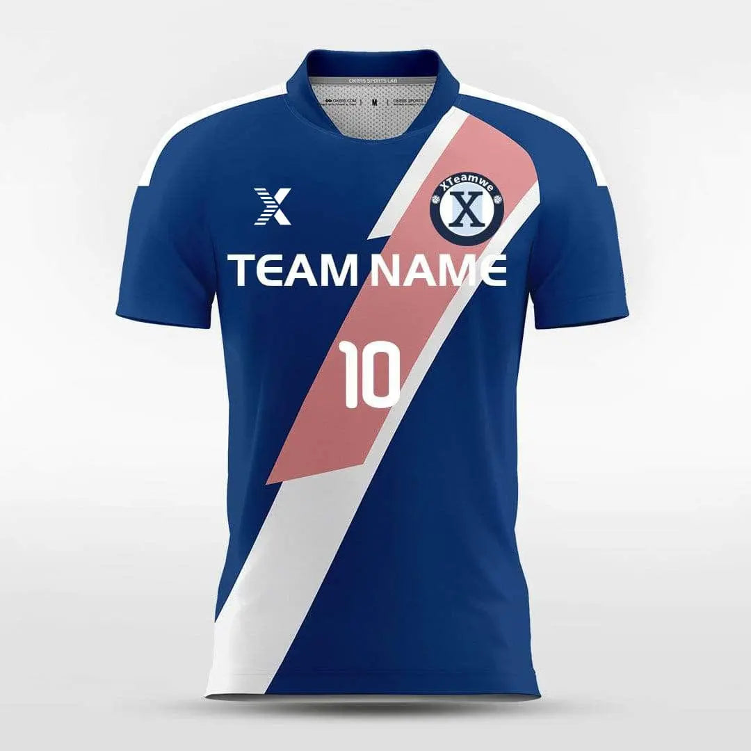 Cikers Sports Blue / S Shadow - Customized Men's Sublimated Soccer Jersey