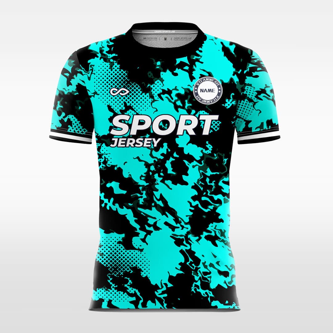 Cikers Sports Blue / S Vitality - Custom Soccer Jersey for Men Sublimation FT060108S