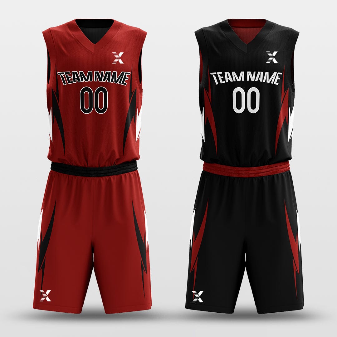 Cikers Sports Boomerang - Customized Reversible Sublimated Basketball Set