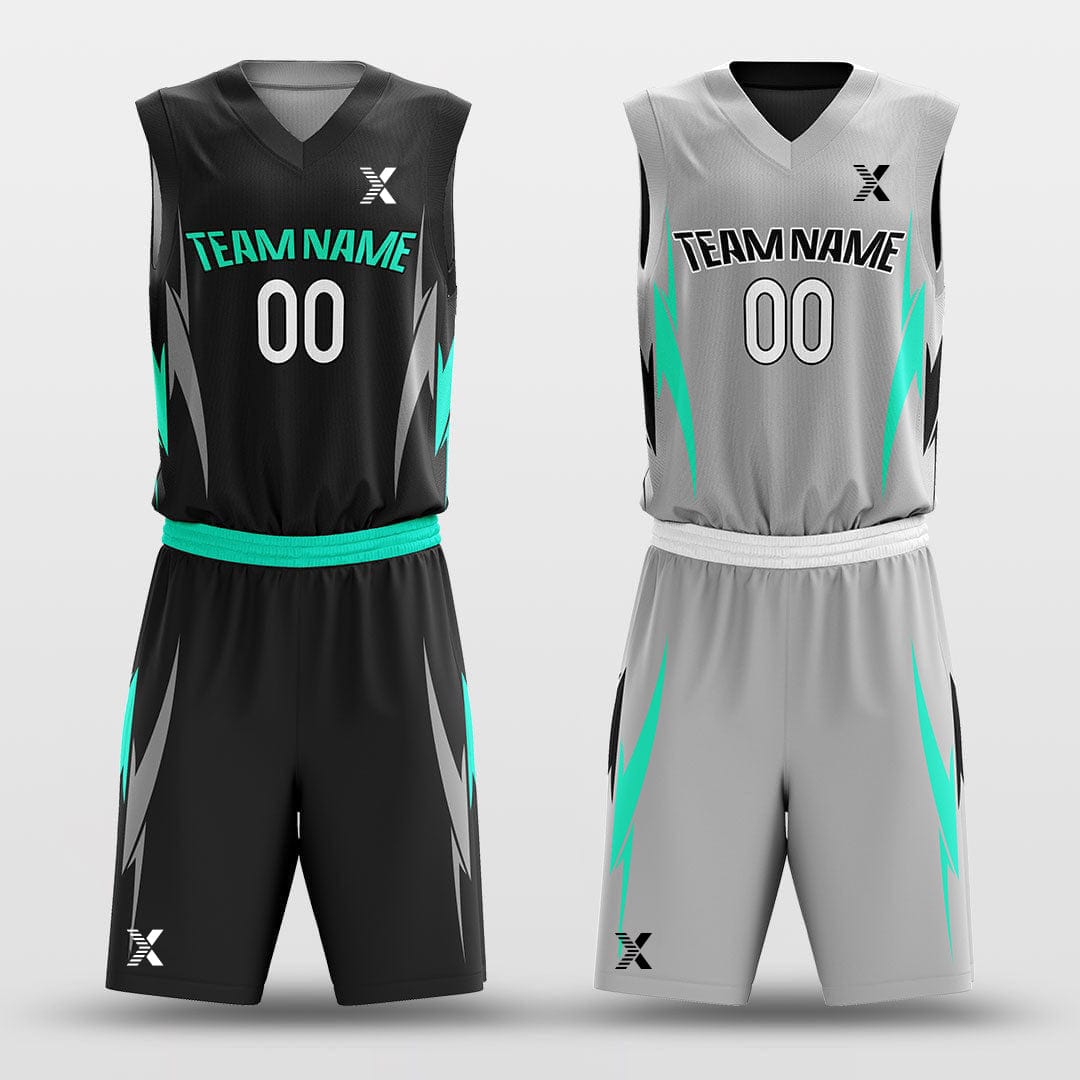 Cikers Sports Boomerang - Customized Reversible Sublimated Basketball Set