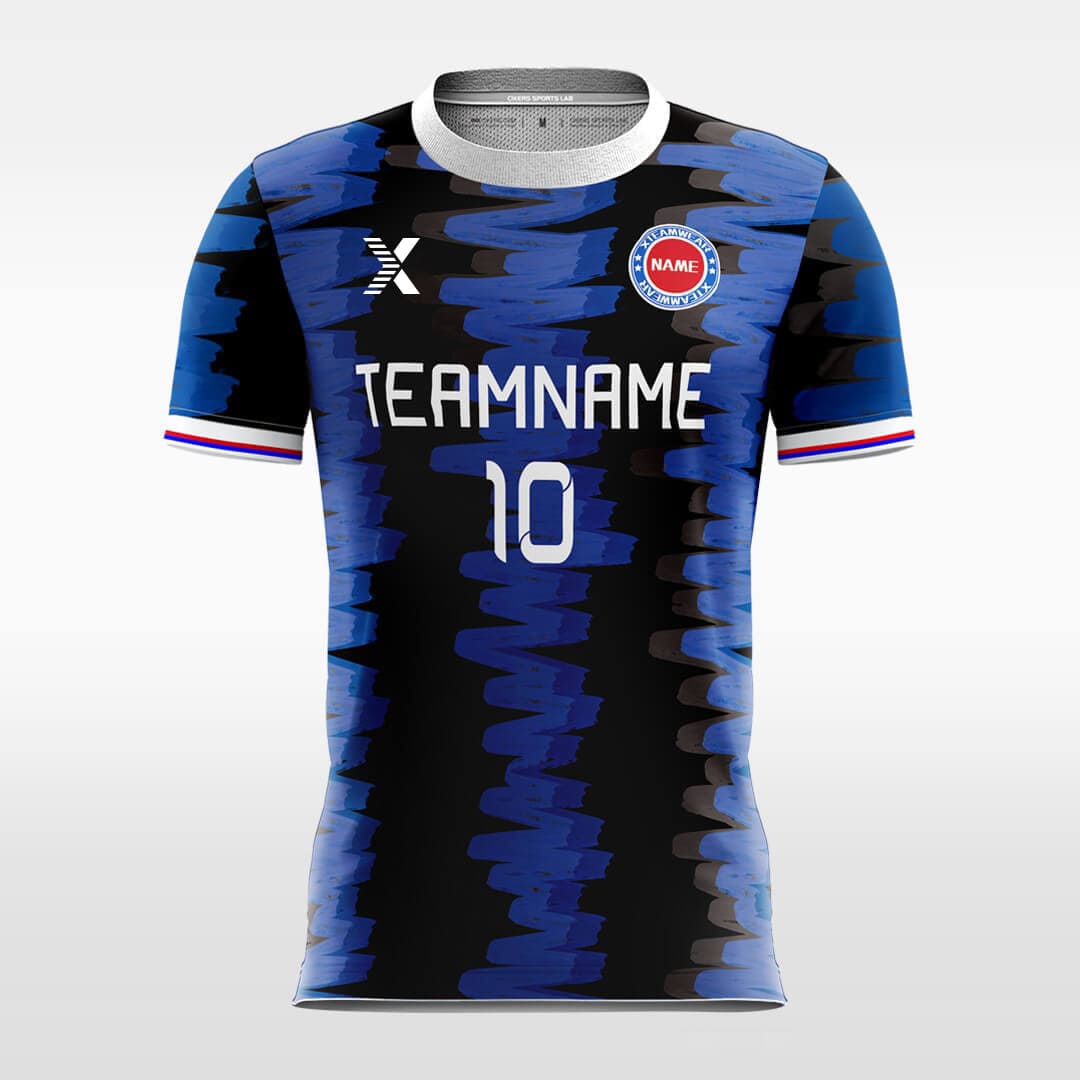 Cikers Sports Brushwork - Customized Men's Sublimated Soccer Jersey