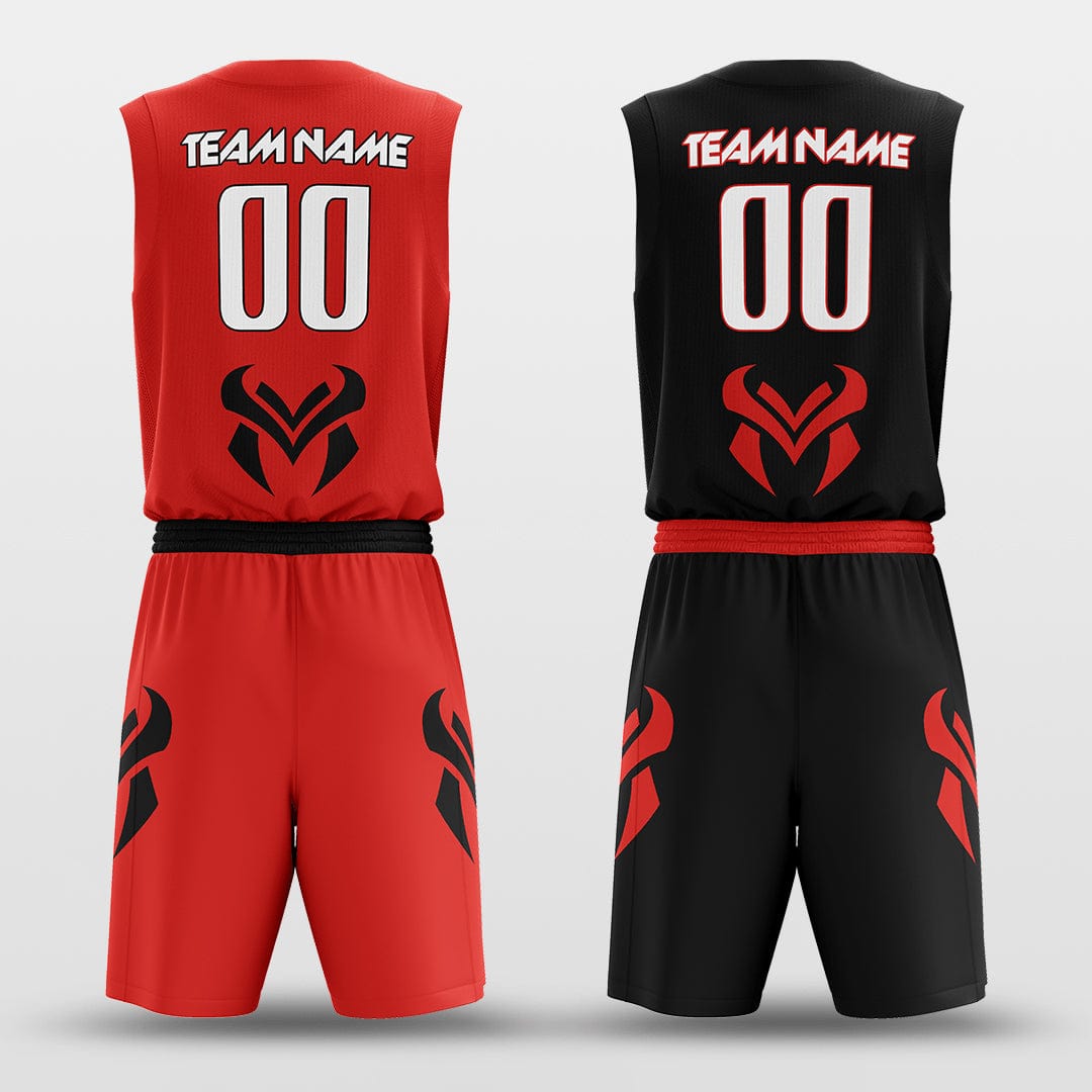 Cikers Sports Bull - Customized Reversible Sublimated Basketball Set