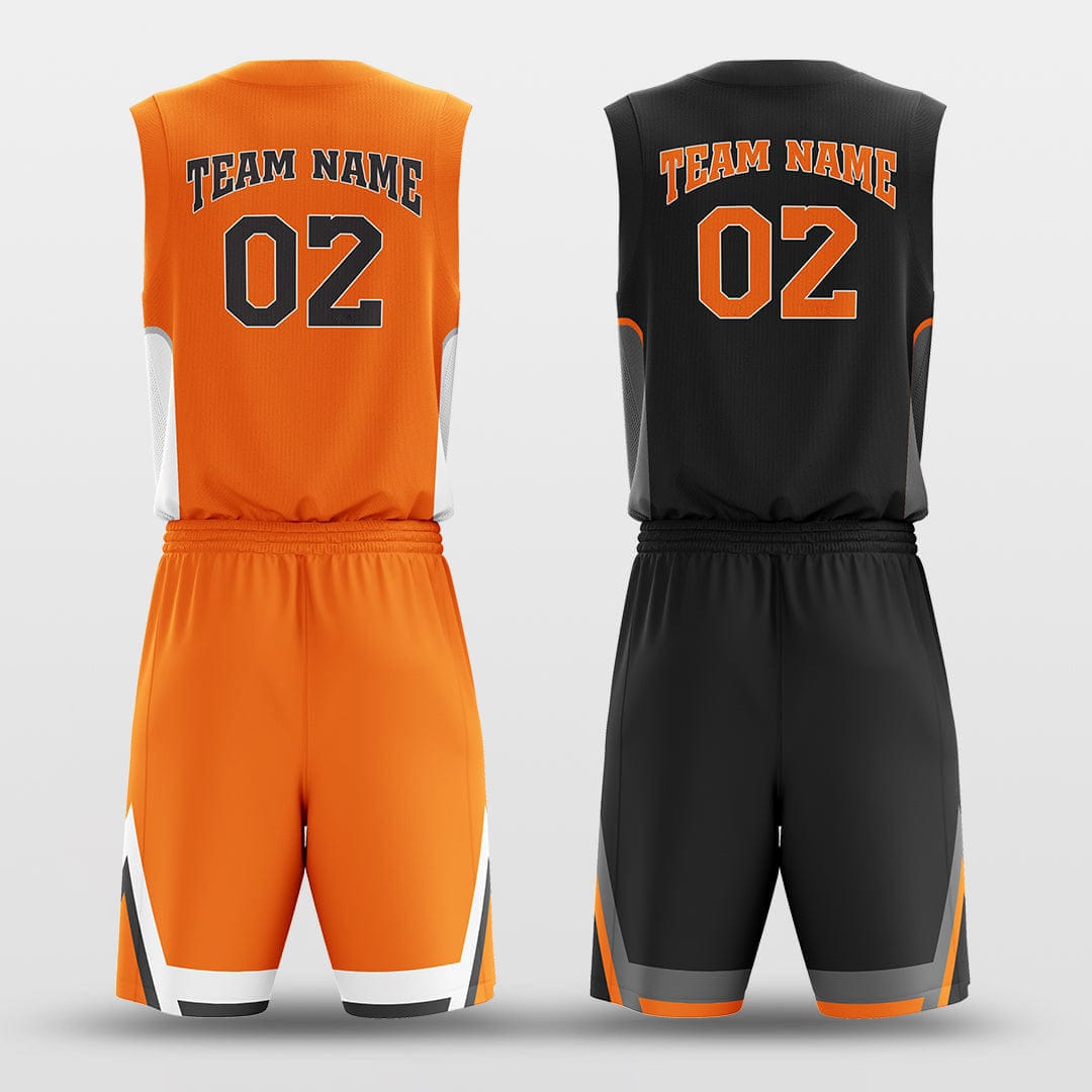 Cikers Sports Burning - Customized Reversible Sublimated Basketball Set