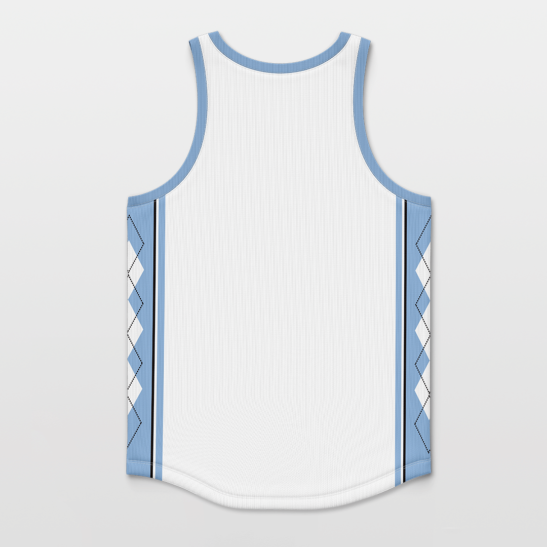 Cikers Sports Carolina Blue - Customized Basketball Jersey Top