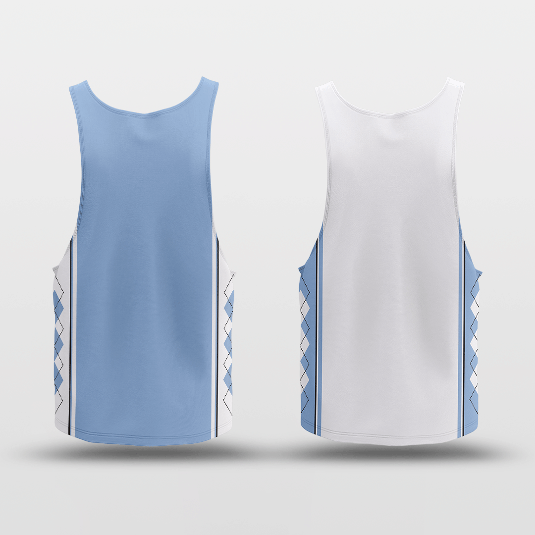 Cikers Sports Carolina Blue - Customized Reversible Quick Dry Basketball Jersey