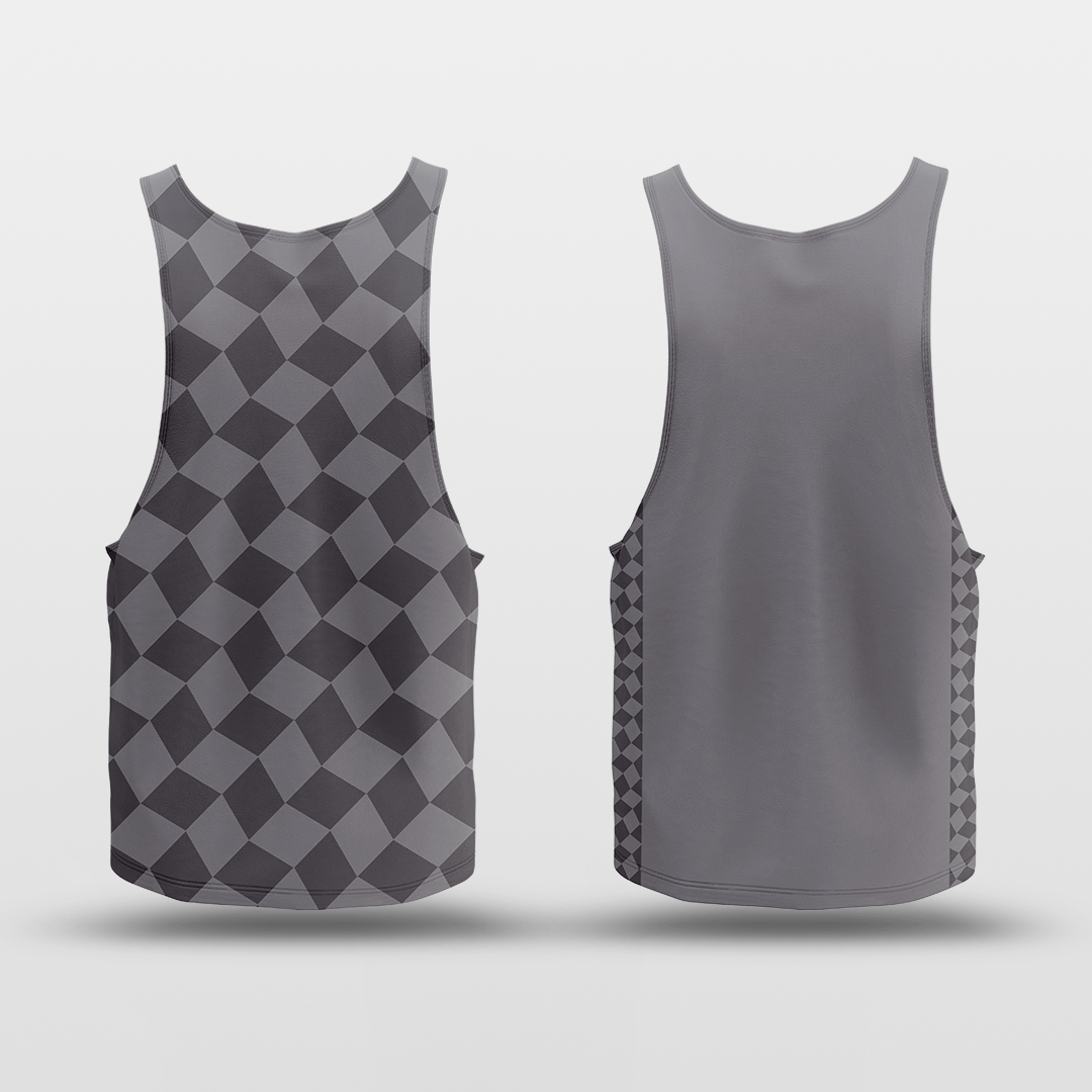 Cikers Sports Checkerboard - Customized Reversible Quick Dry Basketball Jersey