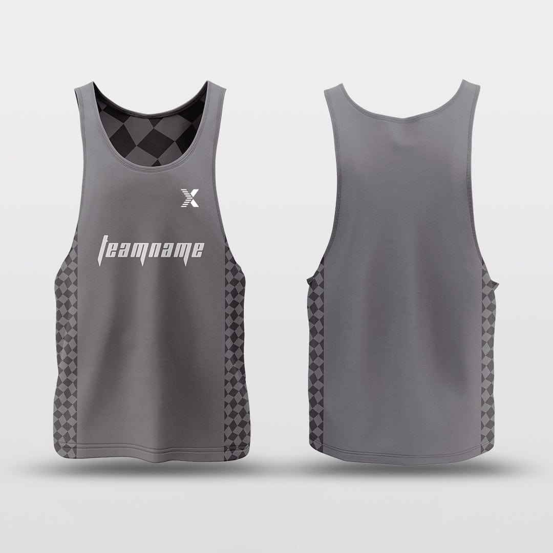 Cikers Sports Checkerboard - Customized Reversible Quick Dry Basketball Jersey