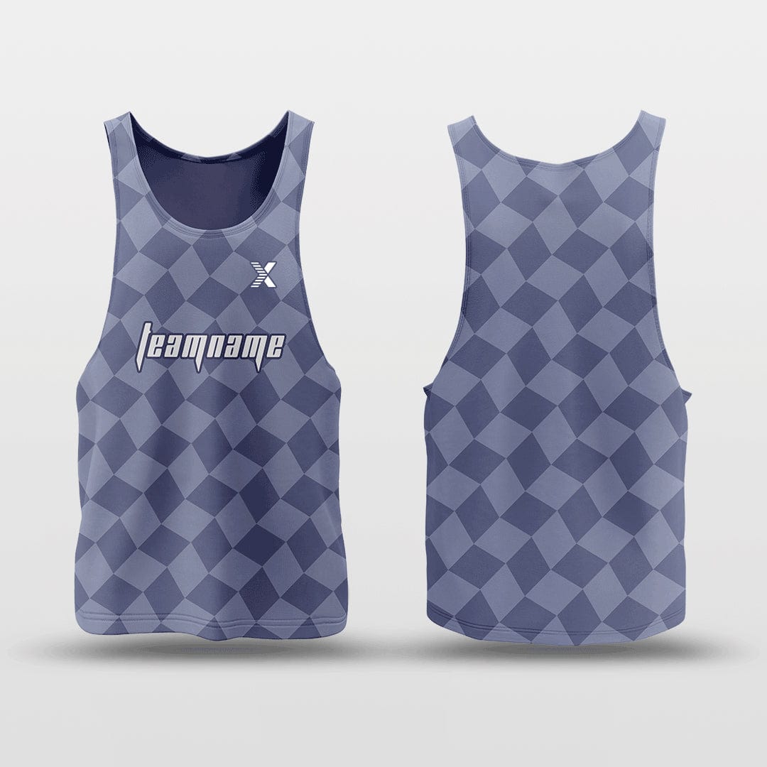 Cikers Sports Checkerboard - Customized Reversible Quick Dry Basketball Jersey
