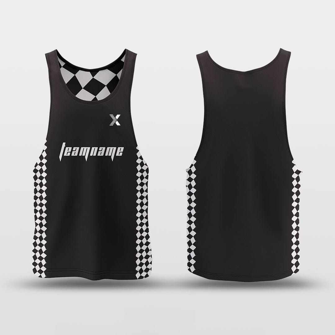 Cikers Sports Checkerboard - Customized Reversible Quick Dry Basketball Jersey