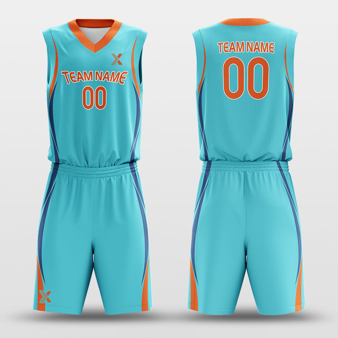 Cikers Sports CLASSIC27 - Customized Kid's Sublimated Basketball Set