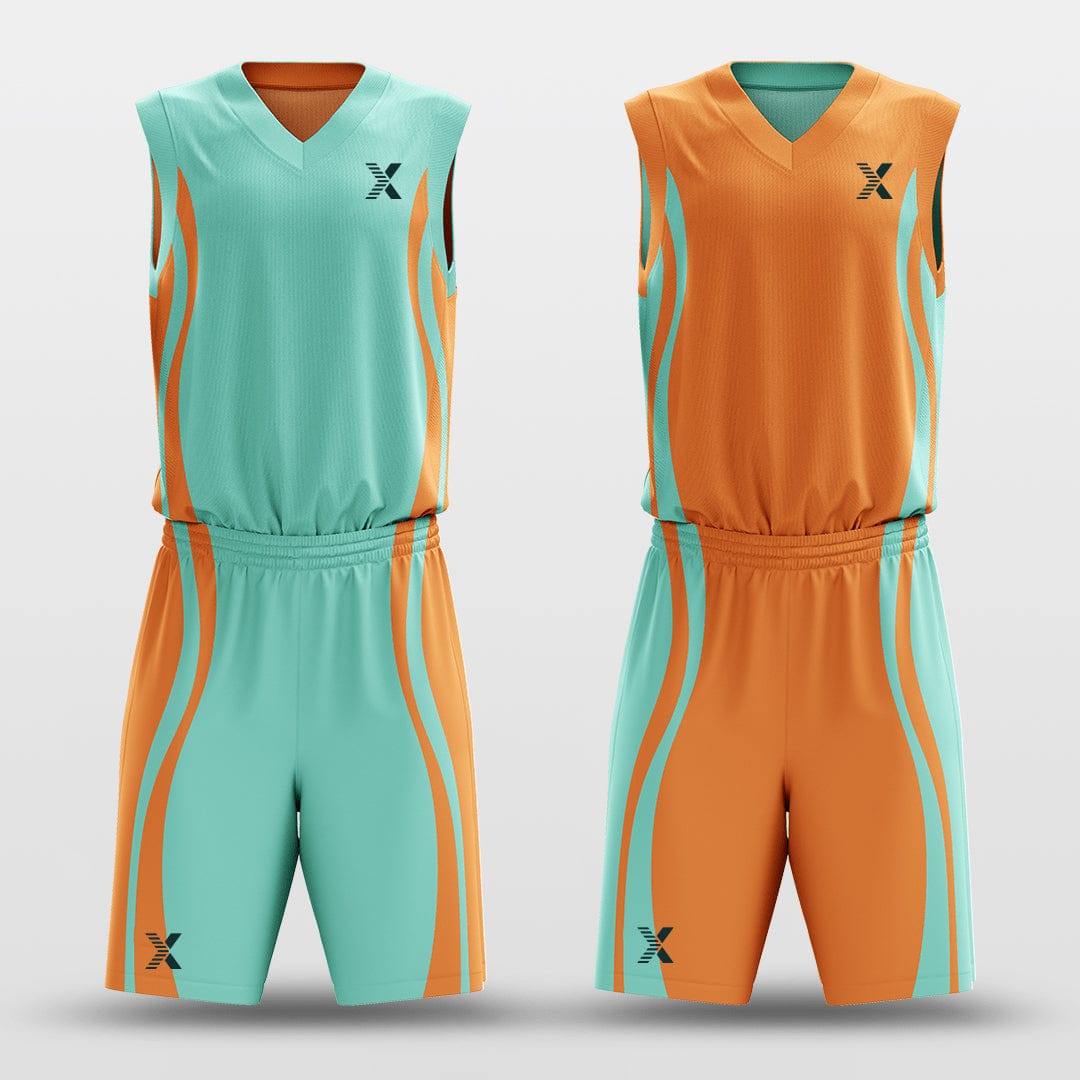 Cikers Sports CLASSIC28 - Customized Reversible Sublimated Basketball Set