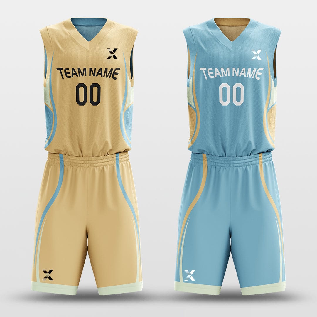Cikers Sports Coastline - Customized Reversible Sublimated Basketball Set