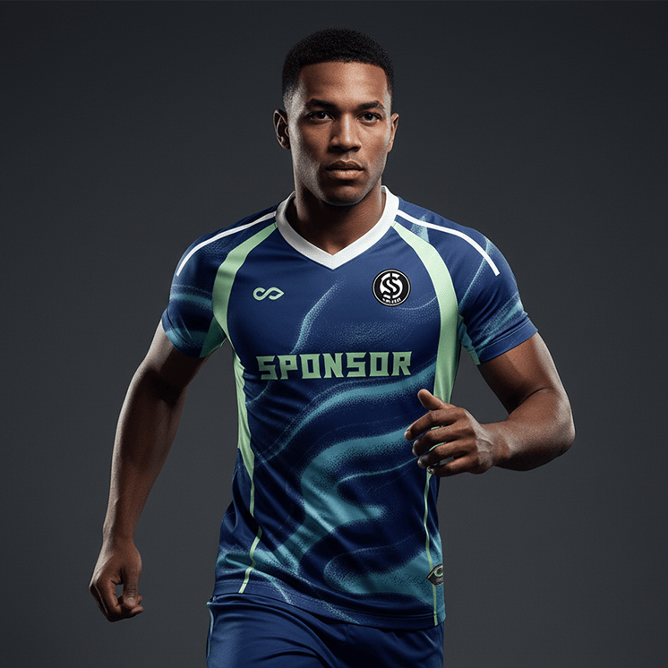 Cikers Sports Colorful Frontline - Custom Soccer Jersey for Men Sublimation - WS201GCHCFX3