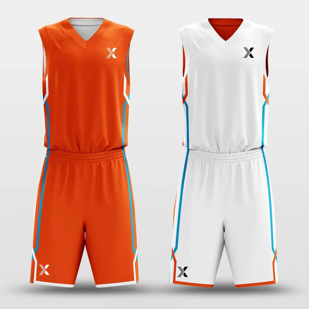 Cikers Sports Compete - Customized Reversible Sublimated Basketball Set
