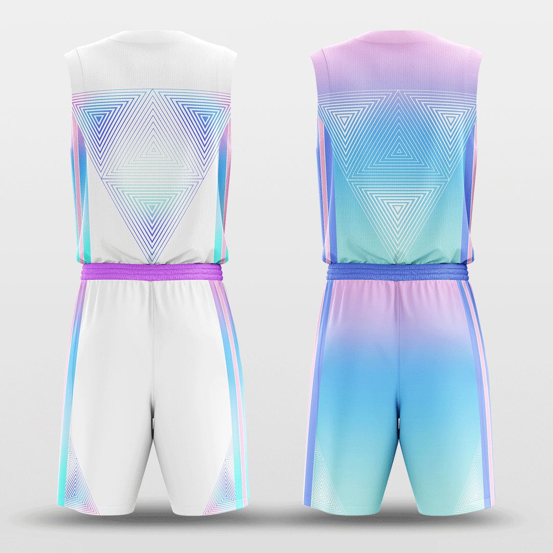 Cikers Sports Cotton Candy - Customized Reversible Sublimated Basketball Set