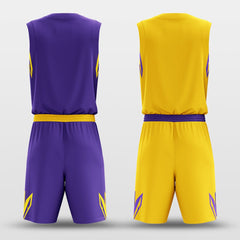 Cikers Sports Crystal - Customized Reversible Sublimated Basketball Set