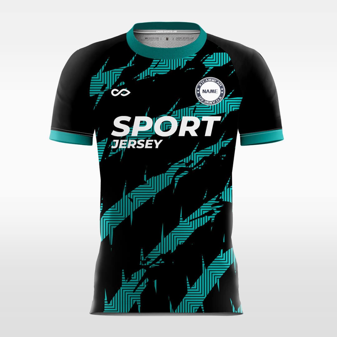 Cikers Sports Cyan / S Thorns - Custom Soccer Jersey for Men Sublimation FT060102S