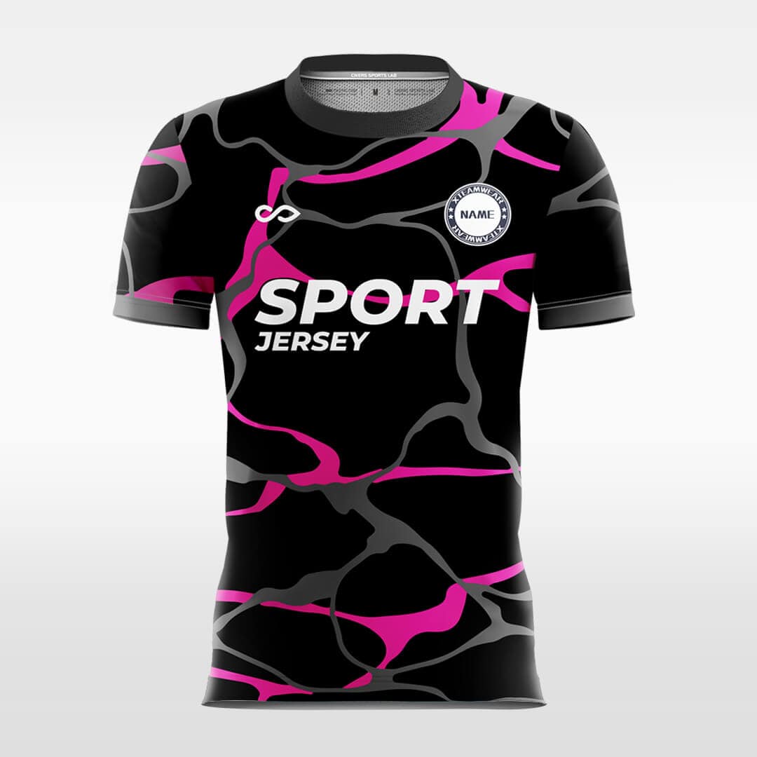 Cikers Sports Deeppink / S Camouflage - Custom Soccer Jersey for Men Sublimation FT060115S