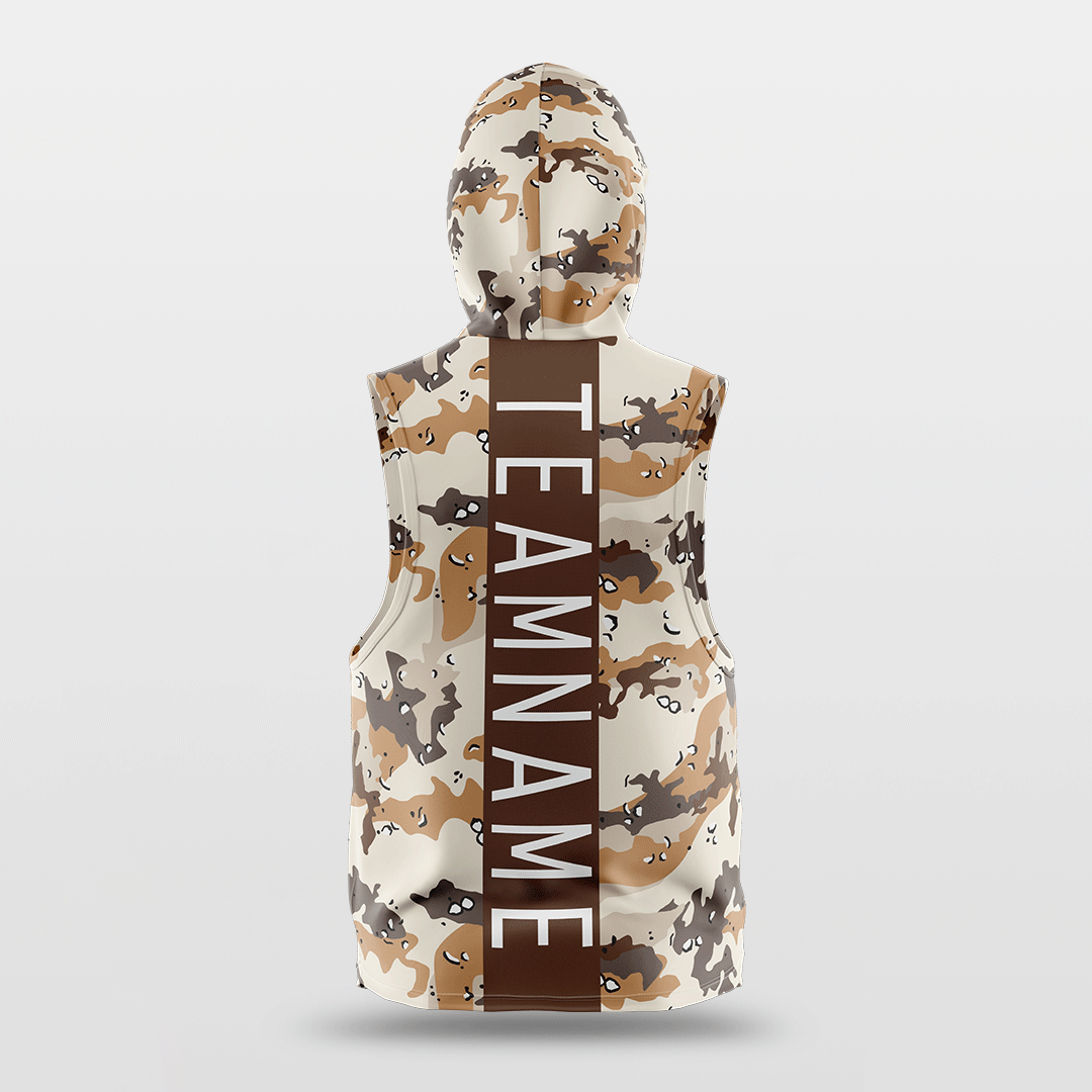 Cikers Sports Desert - Customized Basketball Sleeveless Hoodies