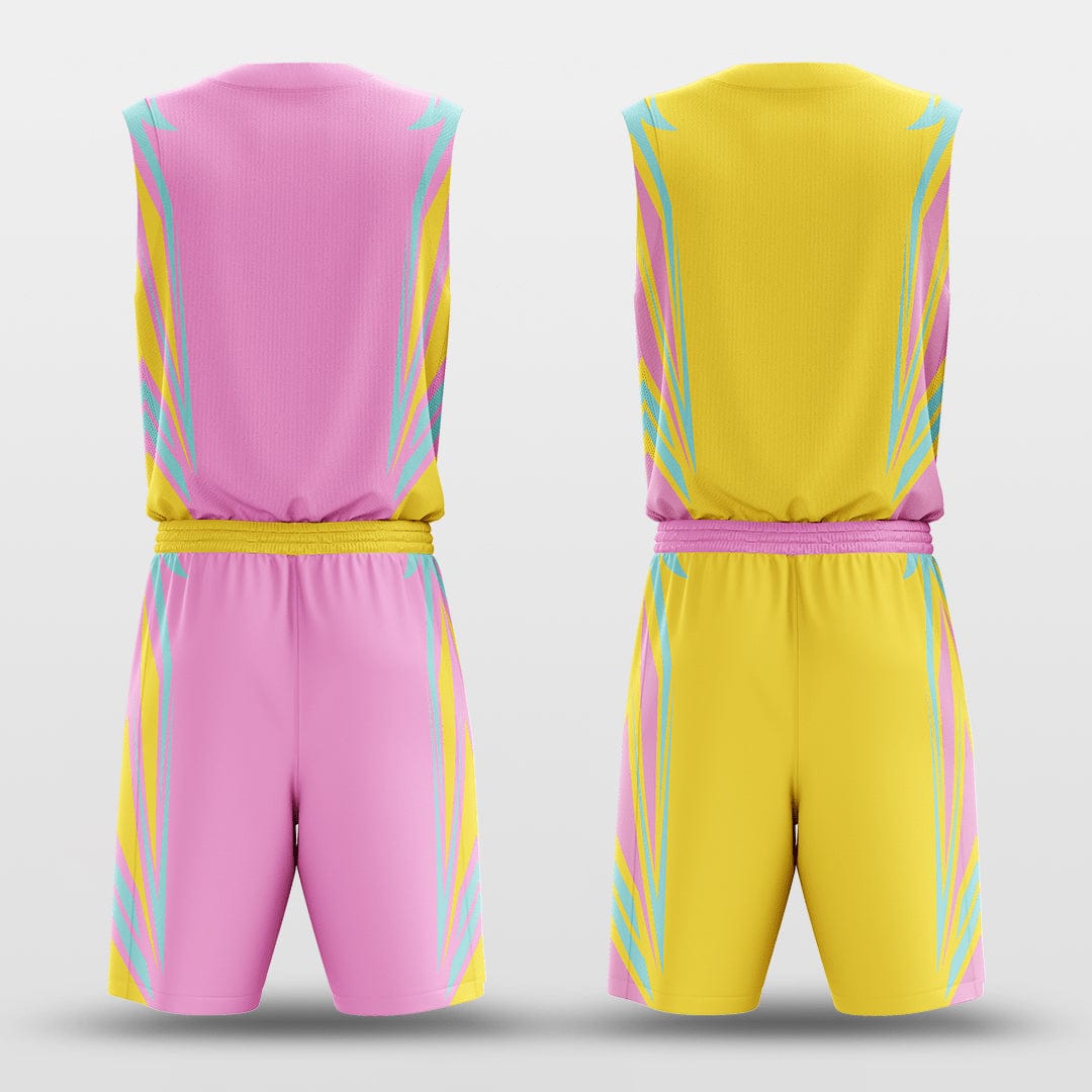 Cikers Sports Donut - Customized Kid's Reversible Sublimated Basketball Set